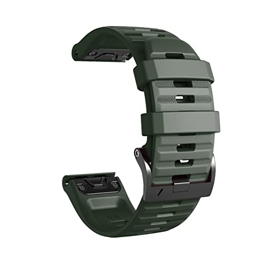 CYSUE Silikon-Armband für Coros Vertix 2 Smartwatch 22, 26 mm, Armband für Garmin Fenix 6X, 6 Pro, 7, 7X, 5, 5X Plus, 26mm Width, Achat von CYSUE
