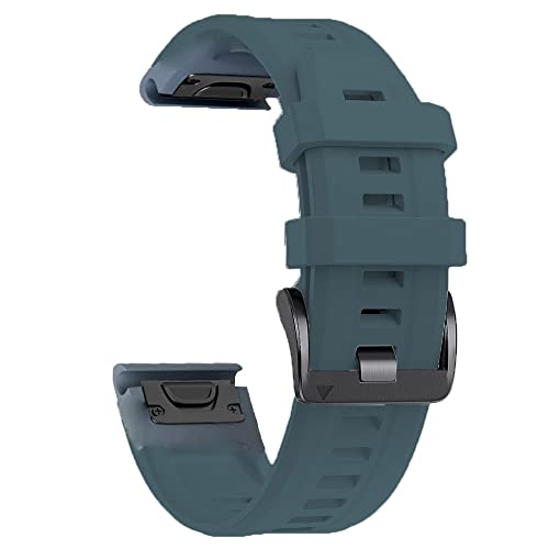 CYSUE Silikon-Armband mit rotgoldener Schnalle, für Garmin Descent MK2S, Fenix 6S, 6SPro, 5S Plus, D2, Delta-Smartwatch, schnelles Öffnen, For Fenix 5S Plus, Achat von CYSUE