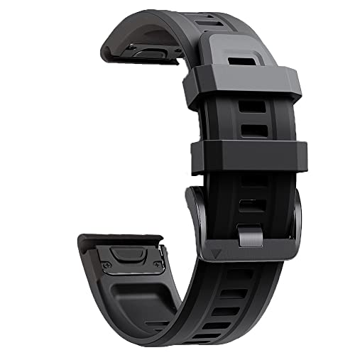 CYSUE Silikon-Armband mit rotgoldener Schnalle, für Garmin Descent MK2S, Fenix 6S, 6SPro, 5S Plus, D2, Delta-Smartwatch, schnelles Öffnen, For Fenix 6S Sapphire, Achat von CYSUE