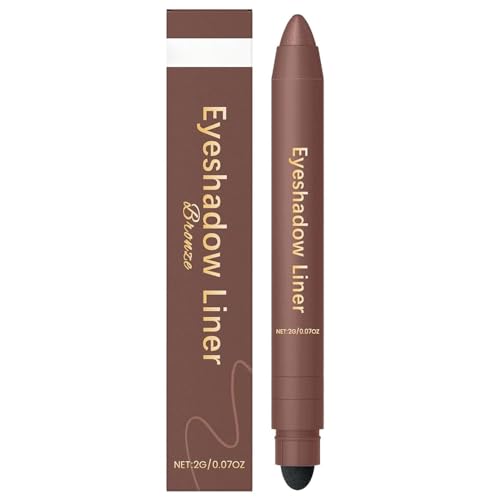 2-in-1 Eyeliner-Lidschatten, wasserfester Kreide-Creme-Textmarker, wischfest, langanhaltend, sanftes und geschmeidiges Auftragen, einfach aufzutragen von CYWBUEAFY