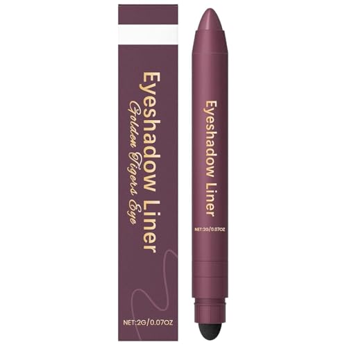2-in-1 Eyeliner-Lidschatten, wasserfester Kreide-Creme-Textmarker, wischfest, langanhaltend, sanftes und geschmeidiges Auftragen, einfach aufzutragen von CYWBUEAFY