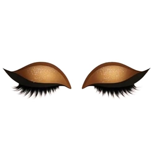 3-in-1 Selbstklebende Augen-Make-up-Sticker, Natürlicher & Wasserfester Lidschatten-Wimpern-Sticker, Lazy Eye Shadow Wimpern-Patch 3-in-1 Selbstklebende Augen-Make-up-Sticker, Natürlicher & Wasserfester Lidschatten-Wimpern-Sticker, Lazy Eye Shadow Wimpern-Patch von CYWBUEAFY