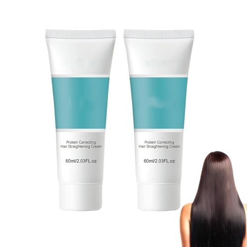 Glättungscreme, natürliches Kraftpaket für geschmeidiges und gestyltes Haar, Seidenglanz-Protein-Haarbehandlung für Frauen Glättungscreme, natürliches Kraftpaket für geschmeidiges und gestyltes Haar, Seidenglanz-Protein-Haarbehandlung für Frauen von CYWBUEAFY
