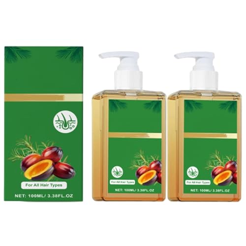 Shampoo, Pflegeshampoo für lockiges Haar. Pflegt und beruhigt, minimiert Frizz, reduziert Haarausfall und sorgt für flauschiges Haar – für Männer und Frauen. von CYWBUEAFY