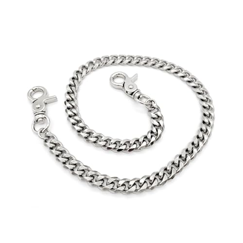 Wallet Chain,Edelstahl Hosenkette,Hosenkette Herren Länge 50 cm,Kette Herren,Mode Persönlichkeit Punk Kette,für Männer und Frauen,Jeans,Brieftaschen,DIY Tascheherstellung,Herren Damen. von CYXZMYA