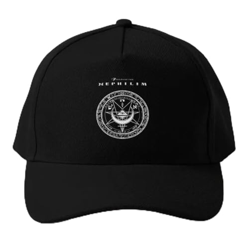 Baseballmütze Fields of The Nephilim Baseballmütze Hut Bonnet Cap Einfarbig Outdoor Bedruckt Schwarz Spring Cap Jungen Sommer Sport von CYYCXC@