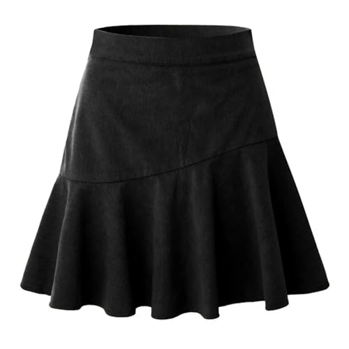 CYZJPRVN Rock Damen Frauen Herbst Winterrock Hoher Taille Reißverschluss Kurzer Faltenröcke-Schwarz-L CYZJPRVN Rock Damen Frauen Herbst Winterrock Hoher Taille Reißverschluss Kurzer Faltenröcke-Schwarz-L von CYZJPRVN