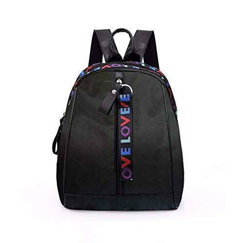 Damen Anti-Diebstahl-Rucksack Umhängetasche Handtasche, eleganter Schulrucksack, Schultertasche für Mädchen, Casual Daypack, Reise Schultasche, Vintage Schwarz Canvas Tasche Leder für Frauen von CYchen