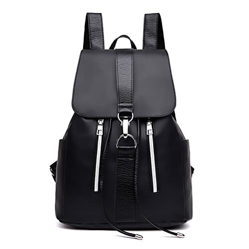 Damen Rucksack Wasserdicht Elegant Klein Cityrucksack, Reiserucksack Sportrucksack Schulrucksack Laptop Schwarz Rucksäcke, Damenrucksack Arbeitstasche für Mädchen Teenager Schule Reisen Business von CYchen