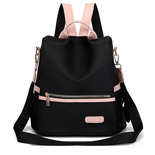 Damen Rucksack Wasserdicht - Elegant, Klein, Laptop Cityrucksack für Mädchen Teenager, Reiserucksack Sportrucksack Schulrucksack Business Schwarz von CYchen