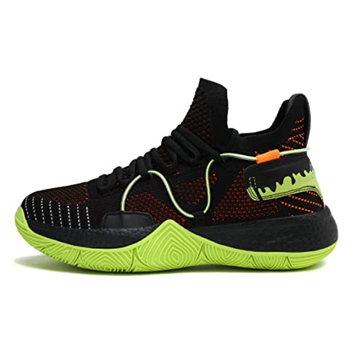 Basketball Schuhe Jugend Basketball Schuhe Mädchen Basketball Coach Bequeme High-Top Atmungsaktive Sportschuhe Für Männer Und Frauen Anti-Rutsch von CZHIHANEG