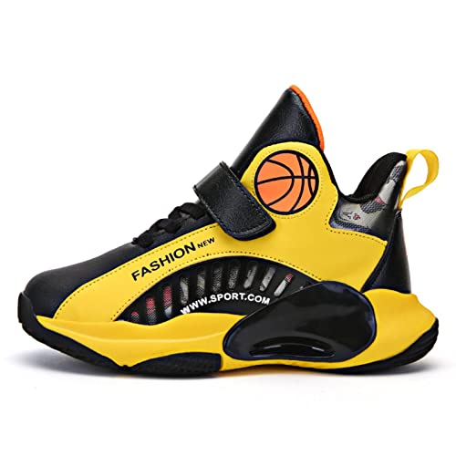 CZHIHANEG Basketball-Schuhe, Basketball-Schuhe für Kinder, Sportschuhe mit Klettverschluss, Sportschuhe von CZHIHANEG