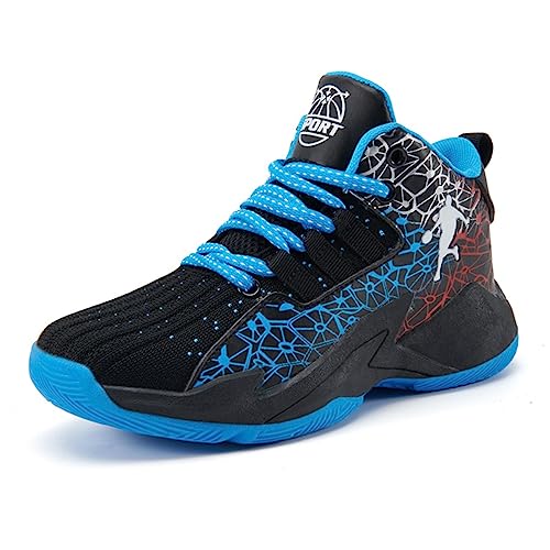 CZHIHANEG Basketballschuhe für Kinder - Anti-Kollision - Blue - 38 EU - Unisex - Lässig - Sport - Basketball von CZHIHANEG