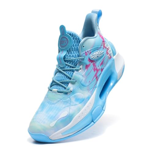 CZHIHANEG Herren-Basketball-Schuhe Jugend-Mode-Basketball-Trainer Leichte Casual atmungsaktiv Stoßdämpfung Walking-Schuhe von CZHIHANEG