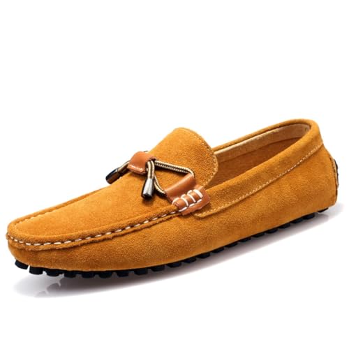 CZHIHANEG Herren Bootsschuhe Segelschuhe Mokassins Komfort Futter Penny Schuhe Fahrerschuhe Freizeitsohle Schuhe von CZHIHANEG