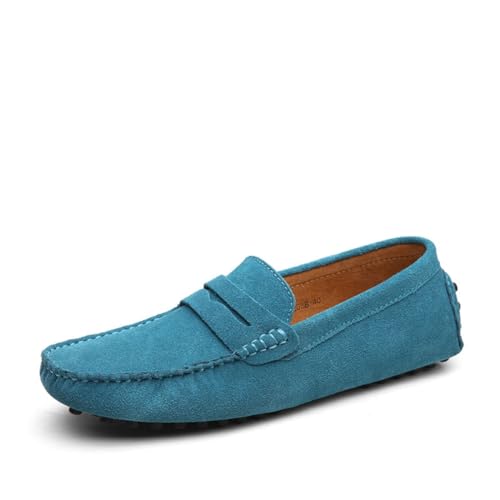CZHIHANEG Herren Casual Slip-On Wildleder Loafers Mokassins Fahrschuhe Loafers Mode Fahrschuhe Freizeitschuhe EU 39-EU 49 von CZHIHANEG