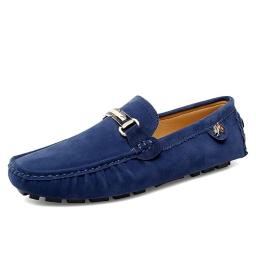 CZHIHANEG Herren Casual Slip-On Wildleder Loafers Mokassins Fahrschuhe Loafers Mode Fahrschuhe Freizeitschuhe EU 39-EU 49 von CZHIHANEG