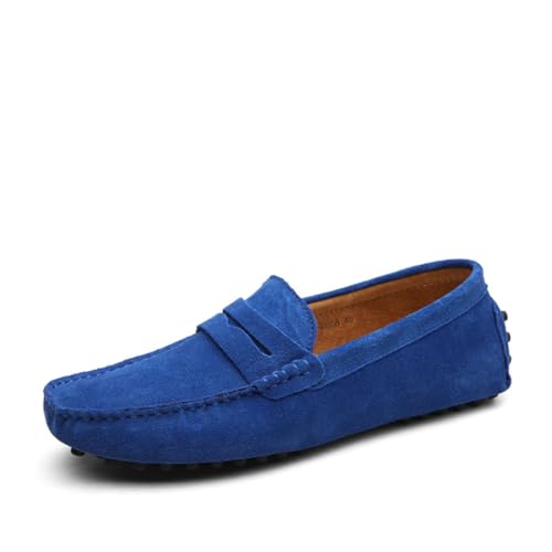 CZHIHANEG Herren Casual Slip-On Wildleder Loafers Mokassins Fahrschuhe Loafers Mode Fahrschuhe Freizeitschuhe EU 39-EU 49 von CZHIHANEG