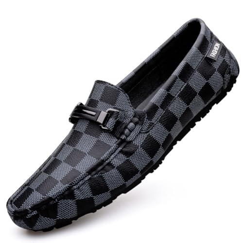 CZHIHANEG Herren Loafers Mokassins Schuhe Atmungsaktiv Casual Leder Mokassins Handmade Slip On Driving Business Schuhe 37-49 EU von CZHIHANEG