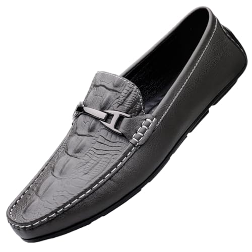 CZHIHANEG Herren Loafers Mokassins Schuhe Atmungsaktiv Casual Leder Mokassins Handmade Slip On Driving Business Schuhe 37-49 EU von CZHIHANEG