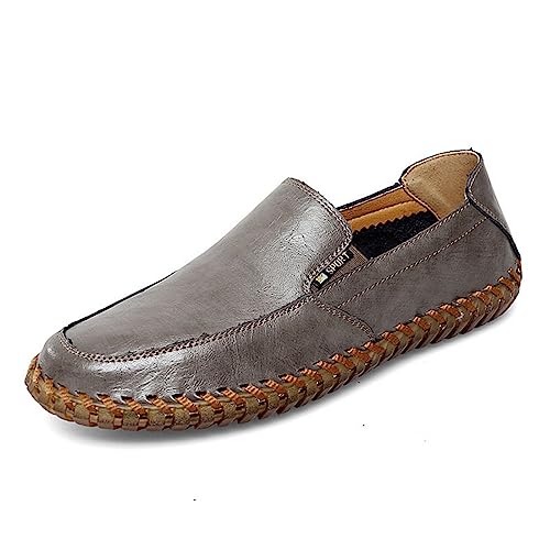 CZHIHANEG Herren Mokassins Casual Elegant Bequem Leichte Herren Lederschuhe Sommer Casual Elegante Fahrschuhe Boot Schuhe Klassische Mokassins von CZHIHANEG