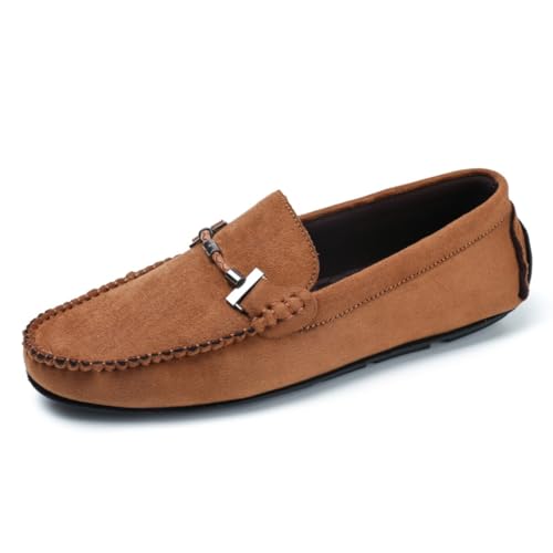 CZHIHANEG Herrenschuhe Lederschutzen Penny Pantoffeln Licht und Komfort Flachsohlen Freizeitschuhe von CZHIHANEG