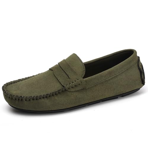 CZHIHANEG Herrenschuhe Lederschutzen Penny Pantoffeln Licht und Komfort Flachsohlen Freizeitschuhe von CZHIHANEG