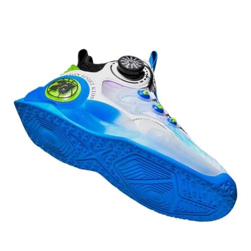 CZHIHANEG Kinder-Basketball-Schuhe Jungen-Basketball-Schuh Mädchen-Basketball-Trainer Kinder-Sportschuhe Sport-Laufschuhe von CZHIHANEG