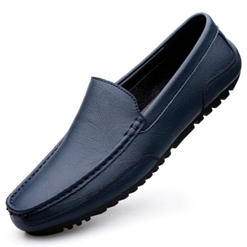 CZHIHANEG Mokassins Slipper Herren Loafers Flache Business Schuhe EU 37-EU 48 von CZHIHANEG