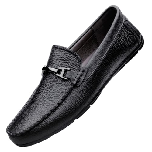 CZHIHANEG Mokassins Slipper Herren Loafers Flache Business Schuhe EU 37-EU 48 von CZHIHANEG