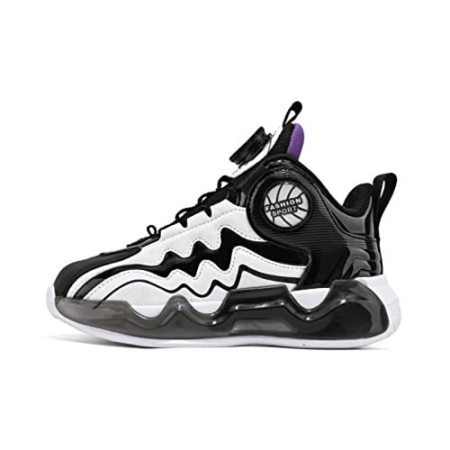 CZHIHANEG Neue Kinder Basketballschuhe Kinder Sportschuhe Twist Schnalle Turnschuhe Jungen und Mädchen Basketballschuhe von CZHIHANEG