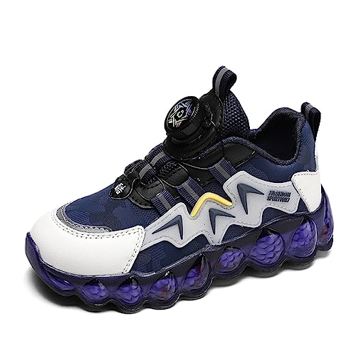 CZHIHANEG Neue Kinder Basketballschuhe Kinder Sportschuhe Twist Schnalle Turnschuhe Jungen und Mädchen Basketballschuhe von CZHIHANEG