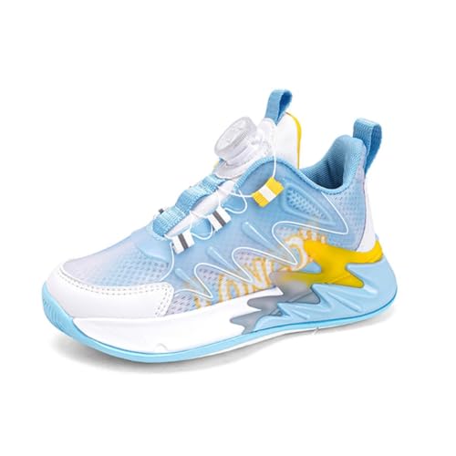 CZHIHANEG Neue Kinder Basketballschuhe Kinder Sportschuhe Twist Schnalle Turnschuhe Jungen und Mädchen Basketballschuhe von CZHIHANEG