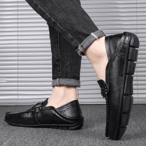 CZHIHANEG Penny Loafer Mokassins Slipper Herren Loafers Flache Business Schuhe EU 37-EU 48 von CZHIHANEG