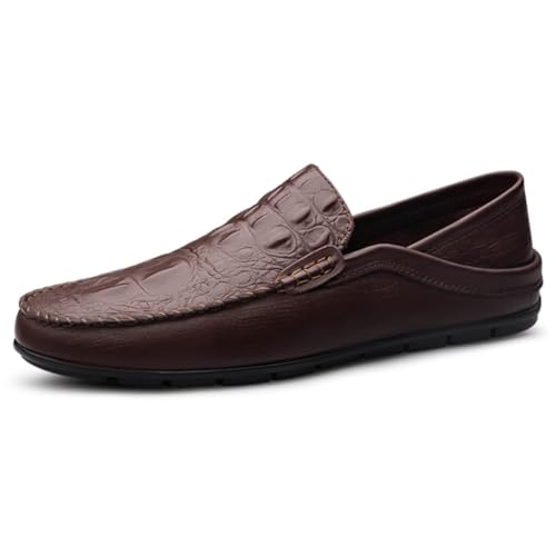 CZHIHANEG Penny Loafer Mokassins Slipper Herren Loafers Flache Business Schuhe EU 37-EU 48 von CZHIHANEG