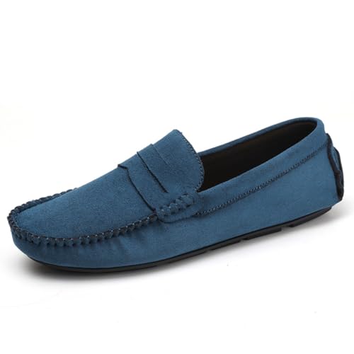 Herren Bootsschuhe Segelschuhe Mokassins 113 Eye Classic Lace Docksides Herrenschuhe Lederschutzen Penny von CZHIHANEG