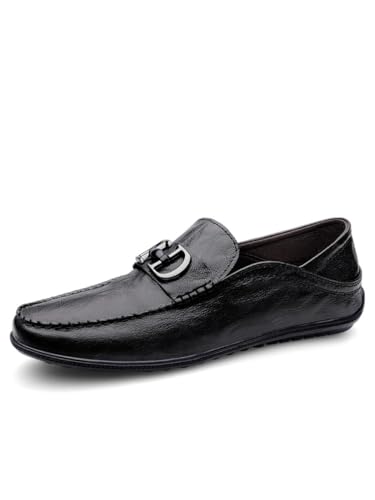 Penny Loafer Mokassins Slipper Herren Loafers Flache Business Schuhe EU 37-EU 48 von CZHIHANEG