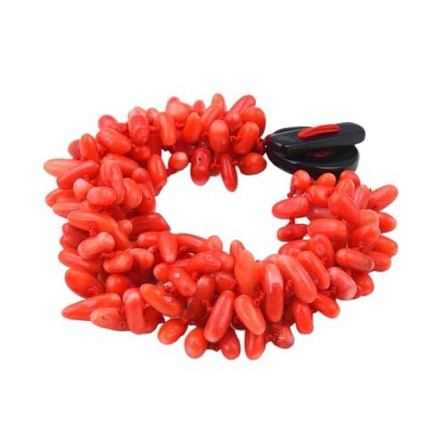 CZMDKEXM 8" 5 Strands Orange Coral Bracelet For Women CZMDKEXM 8" 5 Strands Orange Coral Bracelet For Women von CZMDKEXM