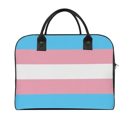 47 x 19 x 33 cm Reisetasche, Turnbeutel, Handgepäcktasche, Sporttasche, Cartoon-Dackel-Reisetaschen für Damen und Herren, Blaue bunte Flagge, Einheitsgröße von CZZYH