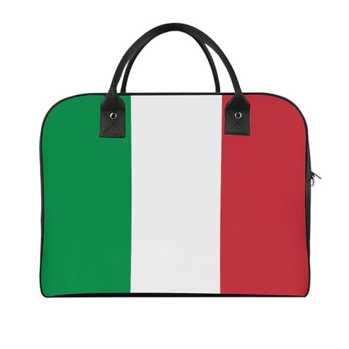 47 x 19 x 33 cm Reisetasche, Turnbeutel, Handgepäcktasche, Sporttasche, italienische Flagge, Reisetaschen für Damen & Herren, Italien-Flagge, Einheitsgröße von CZZYH