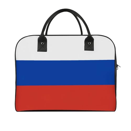 47 x 19 x 33 cm Reisetasche, Turnbeutel, Handgepäcktasche, Sporttasche, italienische Flagge, Reisetaschen für Damen & Herren, Russische Flagge, Einheitsgröße von CZZYH