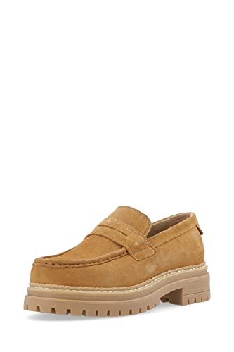 Ca'Shott A/S Damen CASHANNAH Suede Loafer, Timber, 36 EU von Ca'Shott A/S