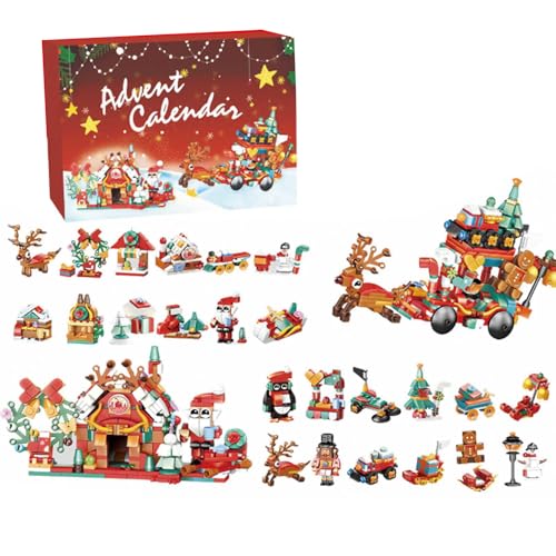 Advent Calendar 2024 Christmas Building Block for Children,Christmas Countdown Construction Play Set,Advent Calendar Building Block with 24 Figures,Christmas Mini Building Blocks 12 in 1 for Children Advent Calendar 2024 Christmas Building Block for Children,Christmas Countdown Construction Play Set,Advent Calendar Building Block with 24 Figures,Christmas Mini Building Blocks 12 in 1 for Children von CaCaCook