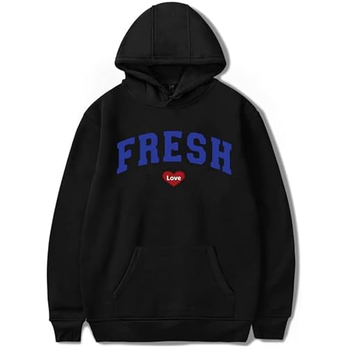 CaDoes Neue Fresh Love Merch Hoodie Sturniolo Triplets Merch Klassische Langarm Sweatshirt Anzug Unisex,Black Hoodie,L von CaDoes