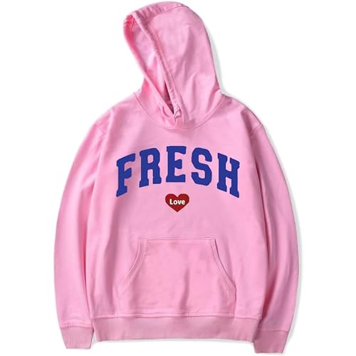 CaDoes Neue Fresh Love Merch Hoodie Sturniolo Triplets Merch Klassische Langarm Sweatshirt Anzug Unisex,Rosa,L von CaDoes