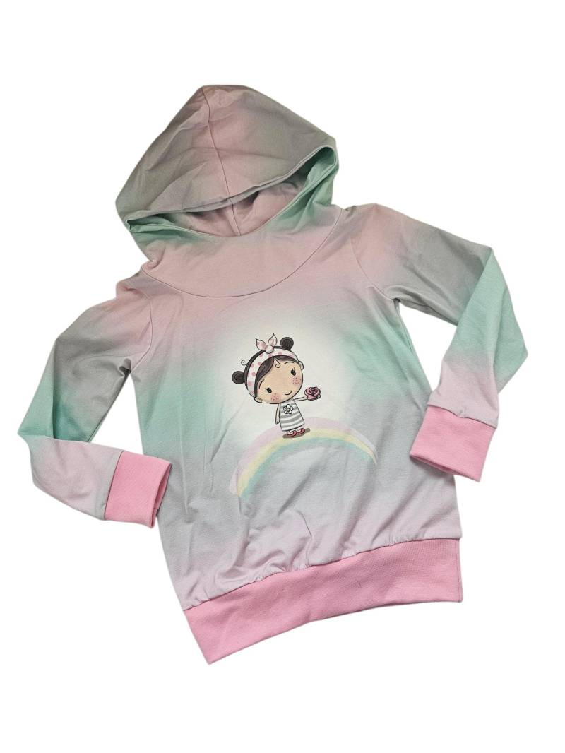 Kapuzenpulli 110 Panel Mädchen Regenbogen von CaJaLenaDesign
