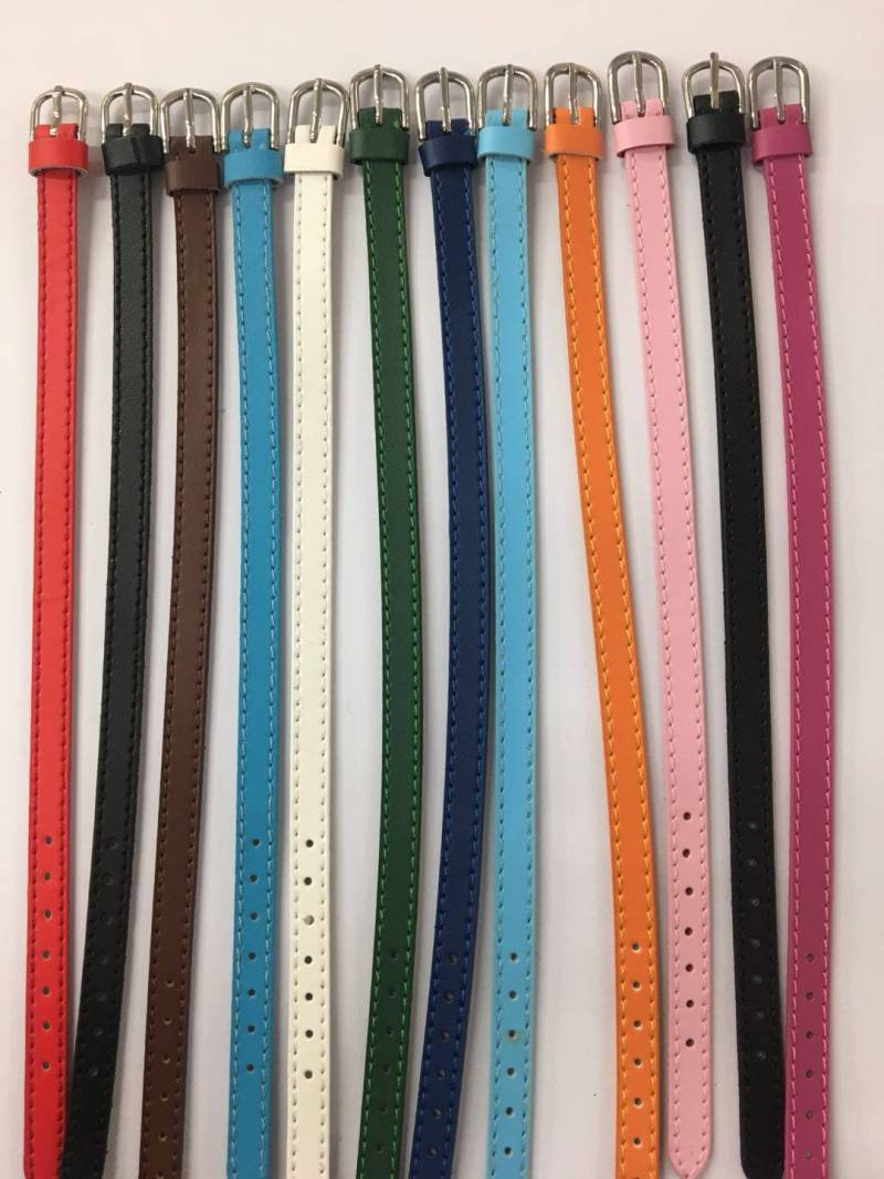 Set Von 12 Echtleder Slide Charm Armbänder/Flache Leder 8 Mm Lederband Großhandel Armband von CaSales