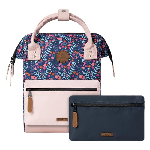 Cabaïa - Adventurer Rucksack Honfleur Mini 10L - Wasserabweisend - Laptopfach bis zu 10,5 Zoll - 2 Vordertaschen - vegan zertifiziert - Rucksack für Reisen und Arbeit, Damen & Herren - Violett von Cabaïa