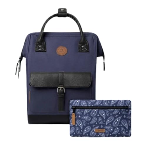 Cabaïa - Adventurer Rucksack Dusseldorf Medium 18L - Wasserabweisend - Laptopfach bis zu 13 Zoll - 2 Vordertaschen - vegan zertifiziert - Rucksack für Reisen und Arbeit, Damen & Herren - Violett von Cabaïa