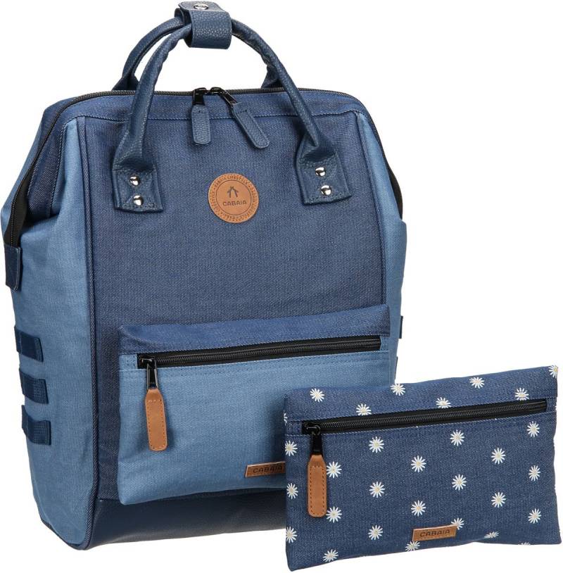Cabaia Adventurer Denim Medium  in Navy (17.9 Liter), Rucksack / Backpack von Cabaia